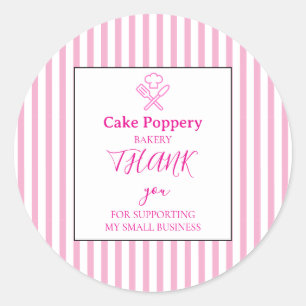 Adesivo Redondo Listrado Elegante