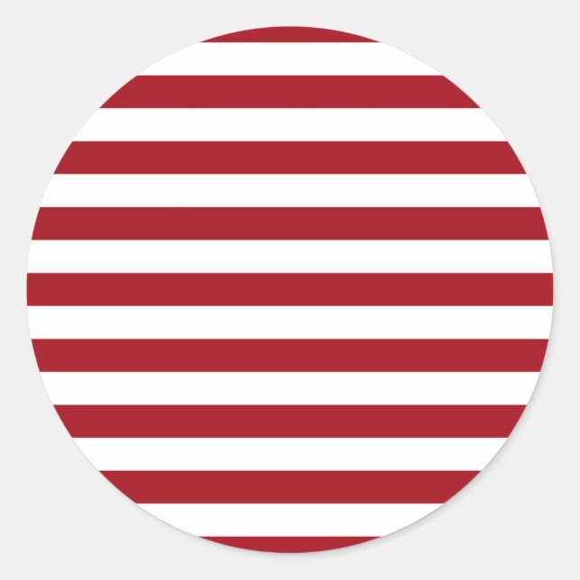 Adesivo Redondo listras de bandeira da letónia (Frente)