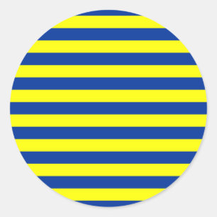 Adesivo Redondo listras de bandeira da união europeia