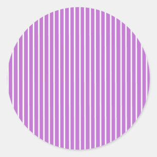 Adesivo Redondo Listras Elegantes Branco - Orquídea Roxo