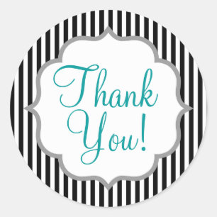 Adesivo Redondo Listras preto e branco; Listrado