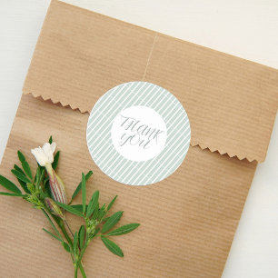 Adesivo Redondo Listras Únicas Verdes