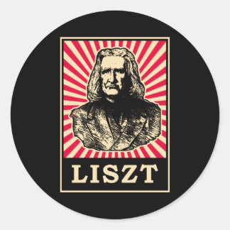 Adesivo Redondo Liszt