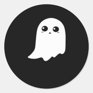 Adesivo Redondo Little Boo Engraçado Meme