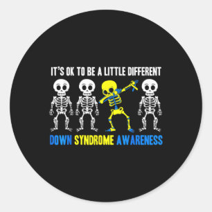 Adesivo Redondo Little Different Down Syndrome Awarness (Sensibili