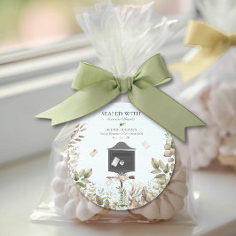 Adesivo Redondo Little Love Letters Baby Shower Stickers