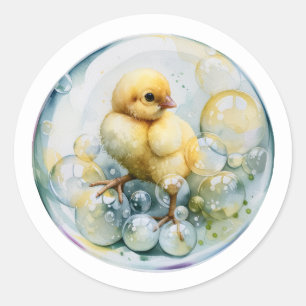 Adesivo Redondo Little Peep & Co. Obrigado