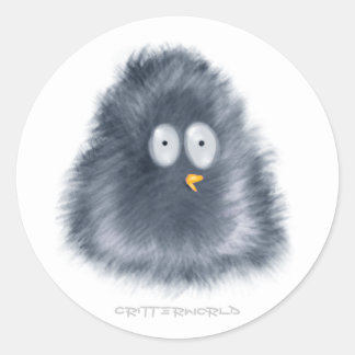 Adesivo Redondo Little Penguin Critter