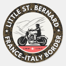 Little St Bernard Pass francês itália motobik Alpi
