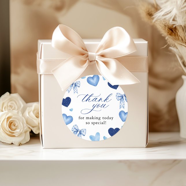 Adesivo Redondo Little Sweetheart Valentines Day Baby Shower (Criador carregado)