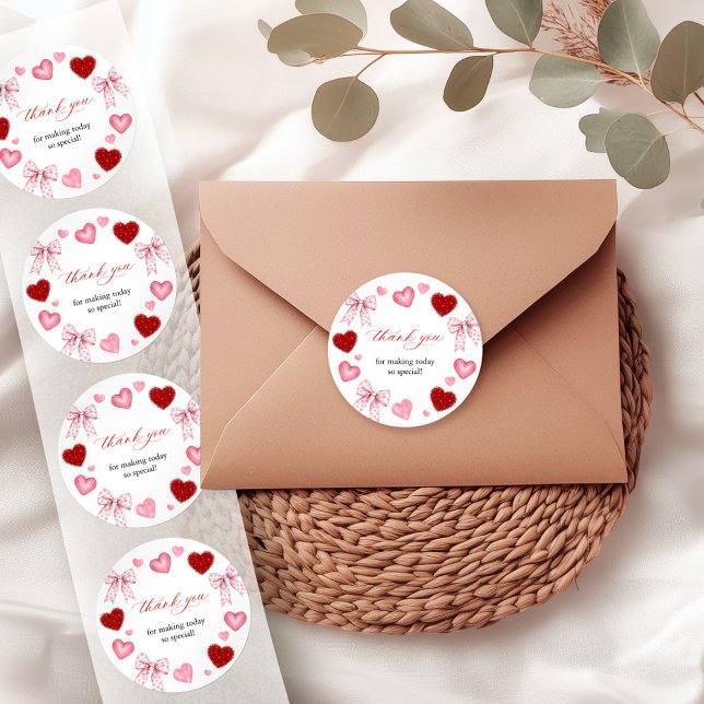 Adesivo Redondo Little Sweetheart Valentines Day Baby Shower (Criador carregado)