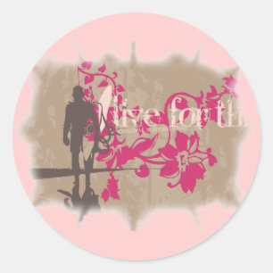 Adesivo Redondo Live for This Surfing Stickers