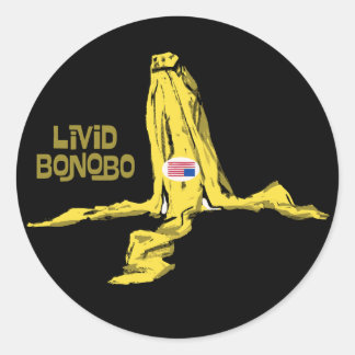 ADESIVO REDONDO LIVID BONOBO