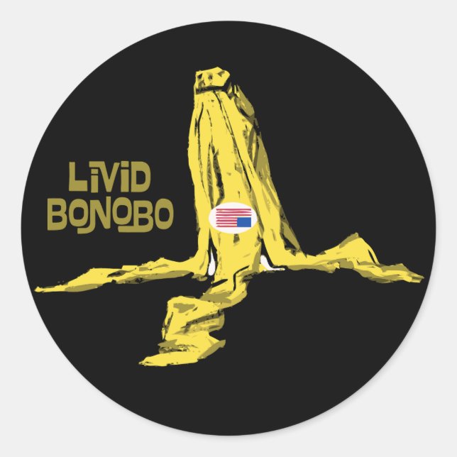 ADESIVO REDONDO LIVID BONOBO (Frente)