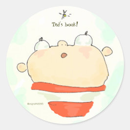 Adesivo Redondo livrinho do menino buzz