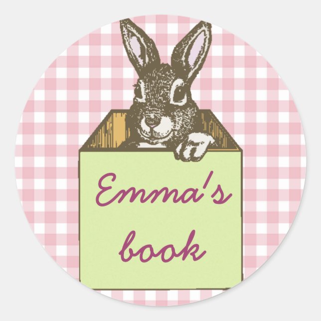 Adesivo Redondo Livro da Emma (Frente)
