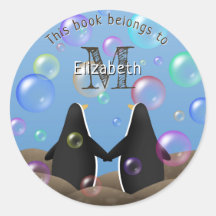 livro de amigos e bolhas de pinguim