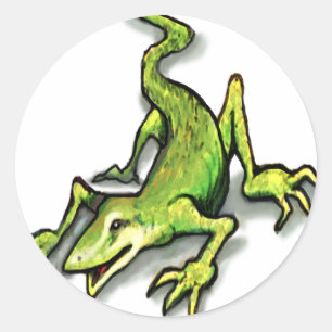 Adesivo Redondo Lizard