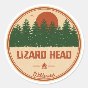 Adesivo Redondo Lizard Head Wilderness Colorado