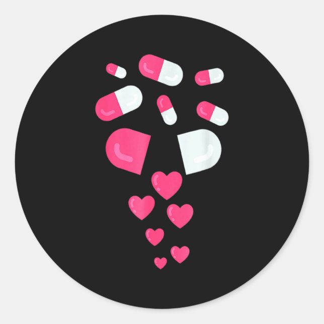 Adesivo Redondo Lls Love Valentines Costume Nk Ll _1  (Frente)