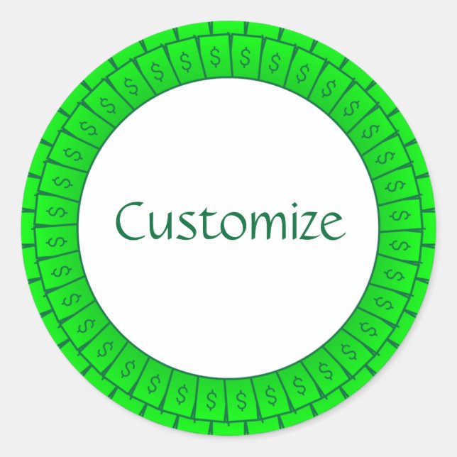 Adesivo Redondo Loadz a' Money Modelo (Frente)