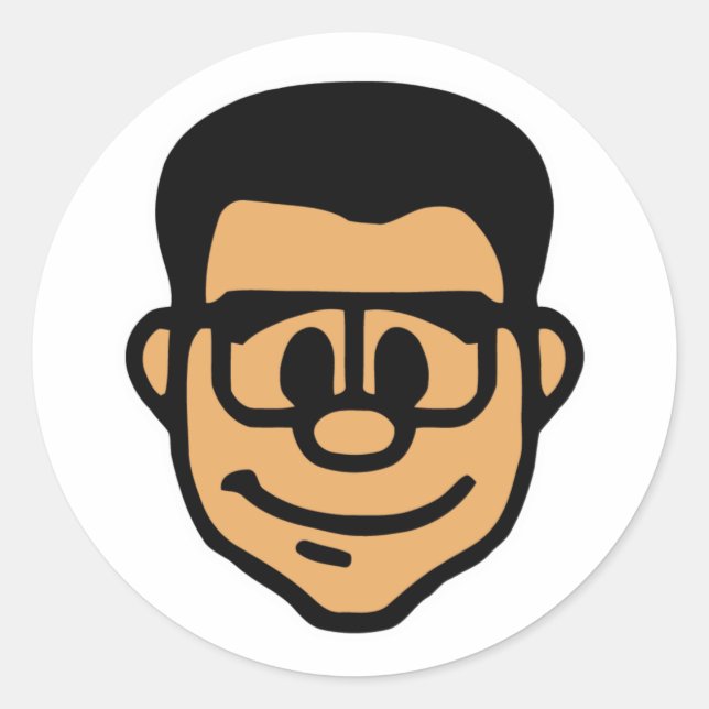 Adesivo Redondo LockergnomoHead (Frente)