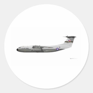 Adesivo Redondo Lockheed C-141A Starlifter