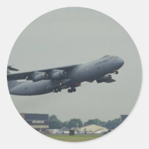 Adesivo Redondo Lockheed C-141B Starlifter