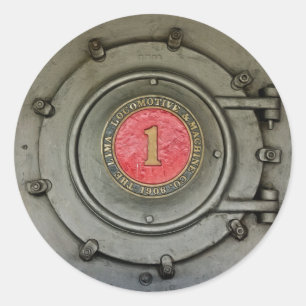 Adesivo Redondo Locomotiva de Lima