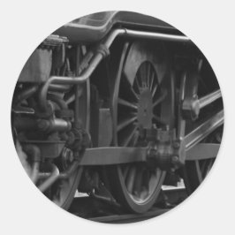 Adesivo Redondo Locomotive Mechanical School