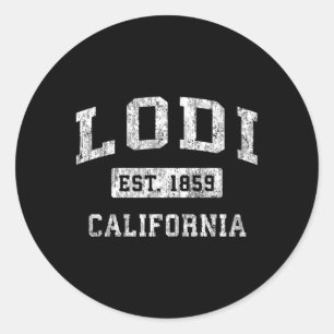 Adesivo Redondo Lodi California Ca Estabelecida Esporte