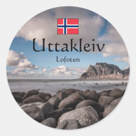 Adesivo Redondo Lofoten Uttakleiv