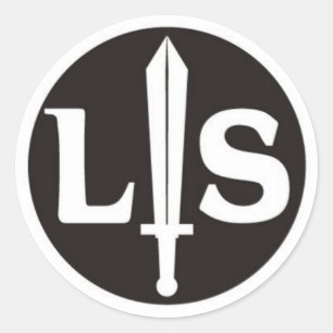 Adesivo Redondo logo lotta estudentesca