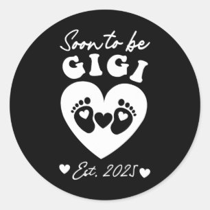 Adesivo Redondo Logo Ser Dia de as mães Gigi 2025 Da Primeira Vez