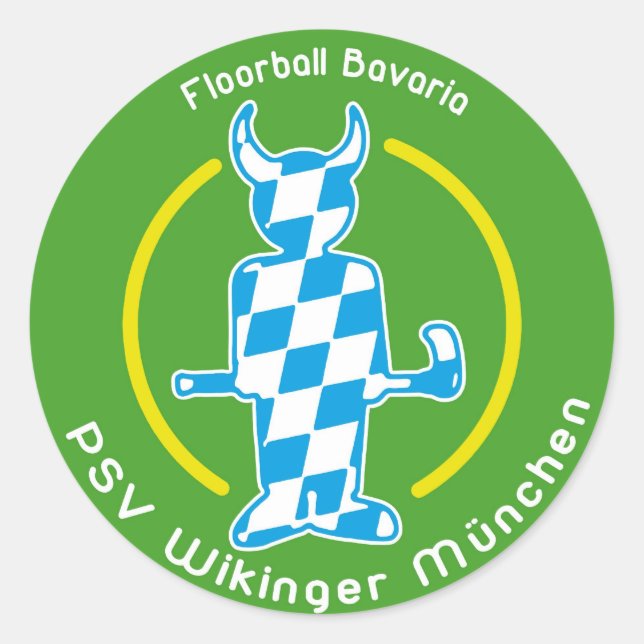 Adesivo Redondo logo_sticker_gruen (Frente)