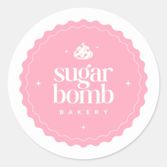 Adesivo Redondo Logotipo (Frente)