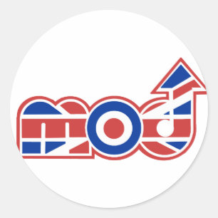 Adesivo Redondo Logotipo 2 do Mod