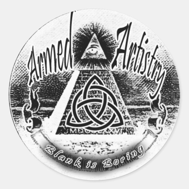 Adesivo Redondo Logotipo AA (Frente)