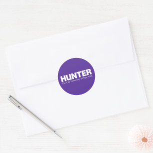 Adesivo Redondo Logotipo Acadêmico Hunter College CUNY