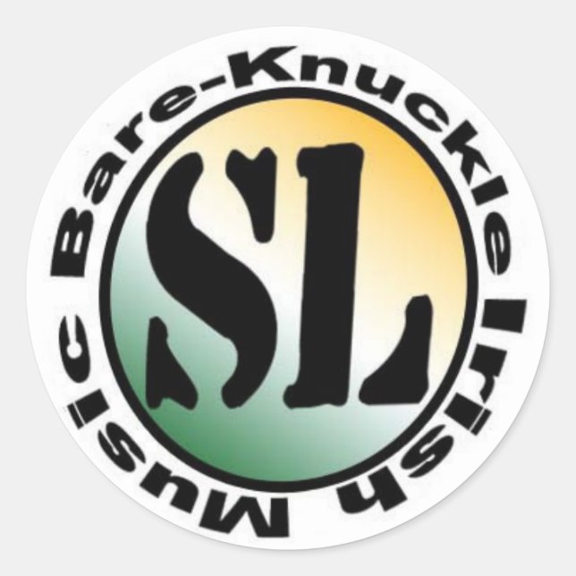 Adesivo Redondo Logótipo alternativo (Frente)