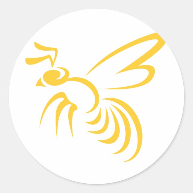 Adesivo Redondo Logotipo amarelo da tampa (Frente)