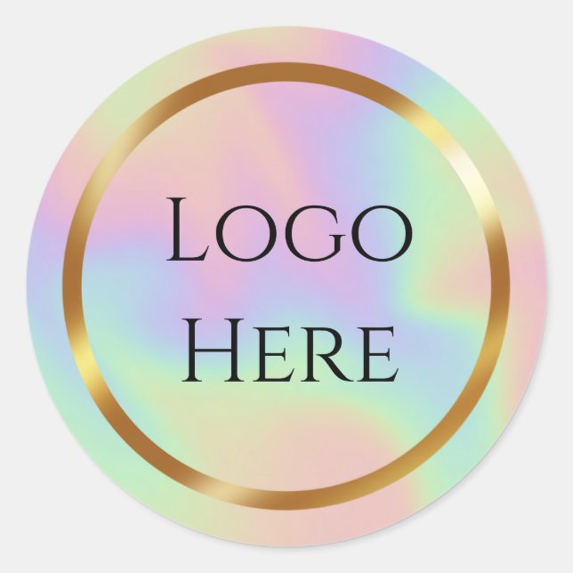 Adesivo Redondo Logotipo aqui (Frente)