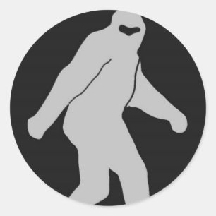 Adesivo Redondo Logotipo Bigfoot Escuro