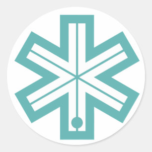 Adesivo Redondo Logotipo Bona Ski