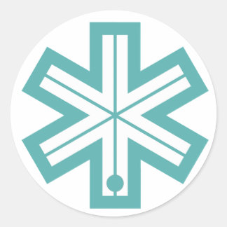 Adesivo Redondo Logotipo Bona Ski