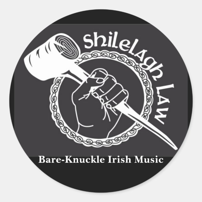 Adesivo Redondo Logotipo clássico (Frente)