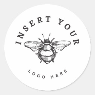 Adesivo Redondo Logotipo comercial