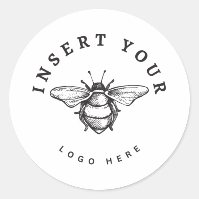 Adesivo Redondo Logotipo comercial (Frente)