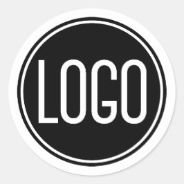 Adesivo Redondo Logotipo comercial do promocional