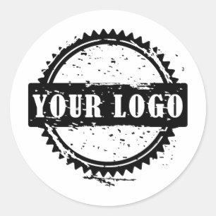Adesivo Redondo Logotipo comercial personalizado